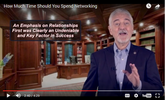 How much time should you spend networking?